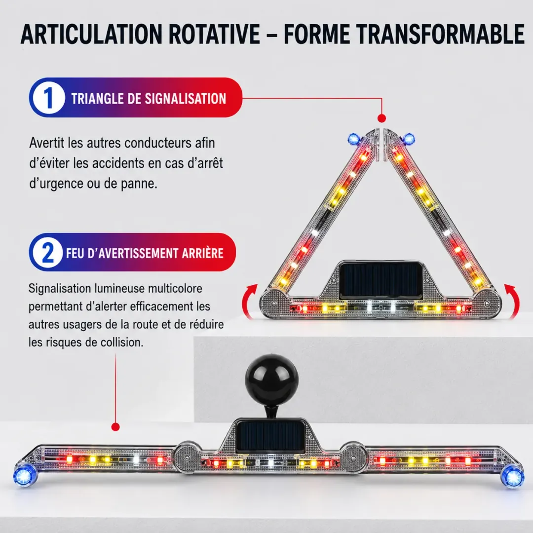 Triangle de Détresse LED — visuel du produit